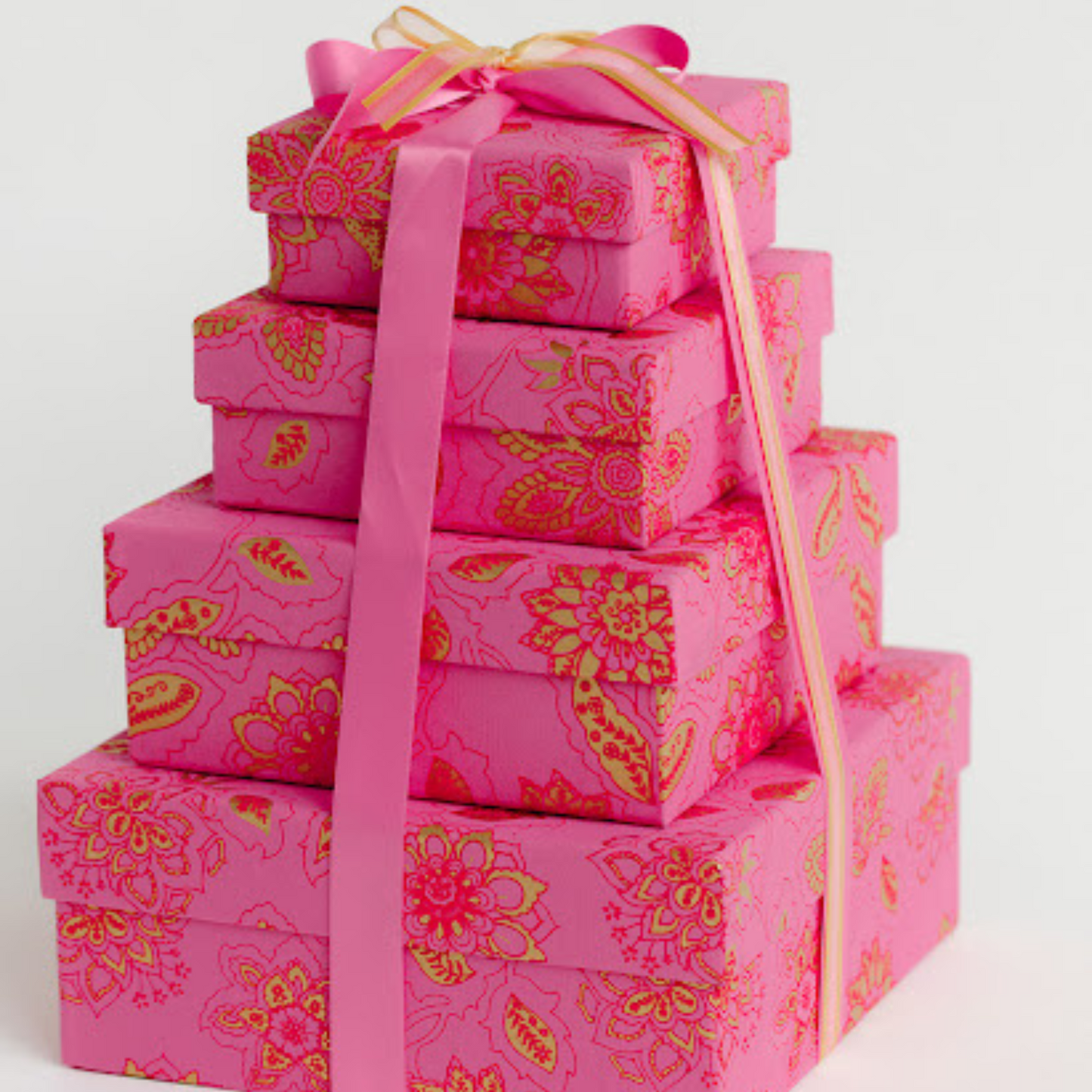 Hot Pink Floral Gift Box Set