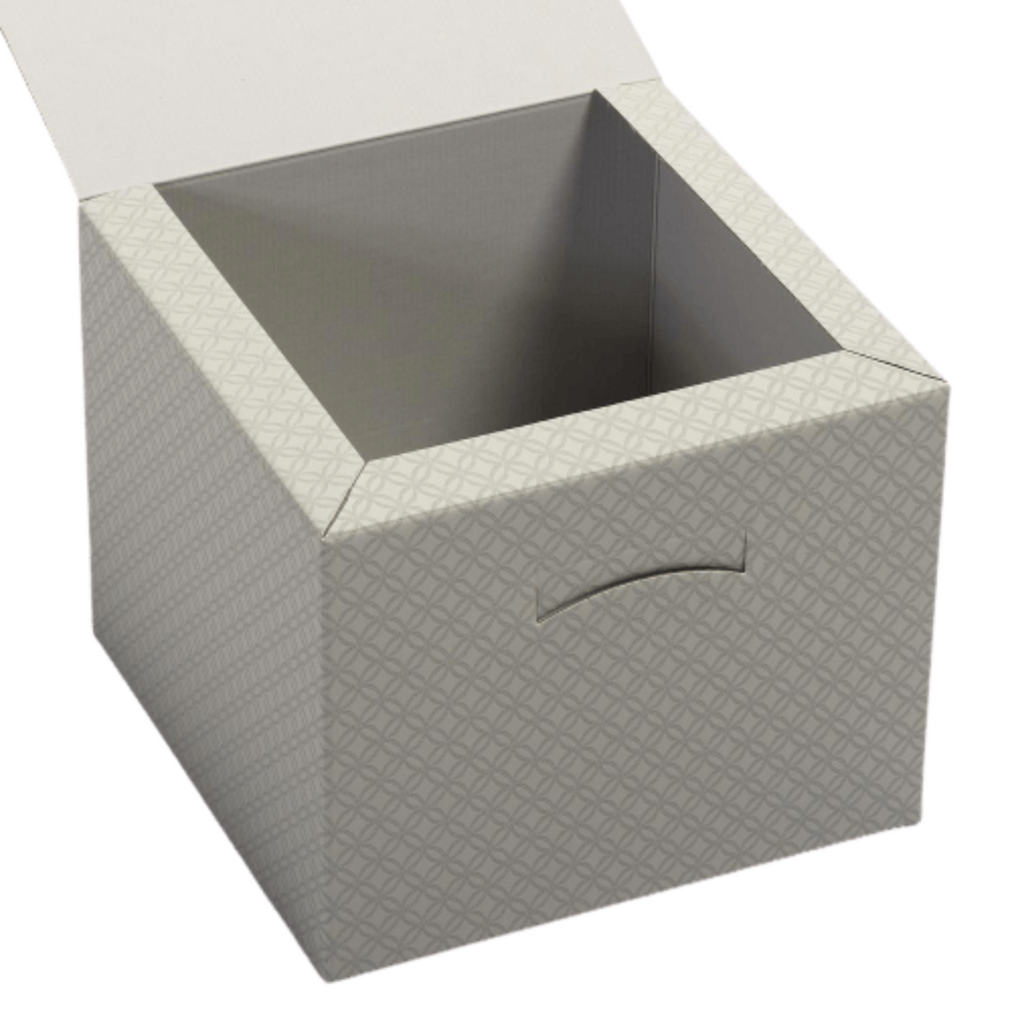 Large Grey Cube Gift Box.  Size 30 x 30 x 24 cm