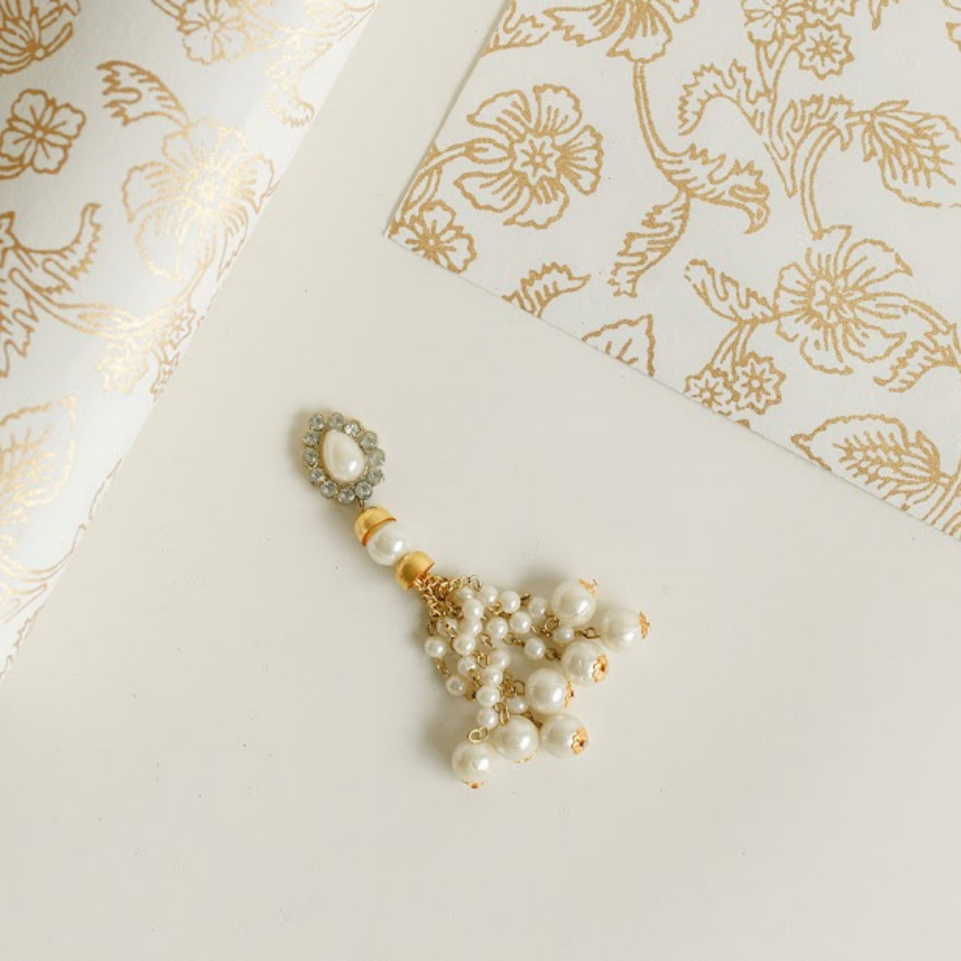 Ivory wedding gift wrap 