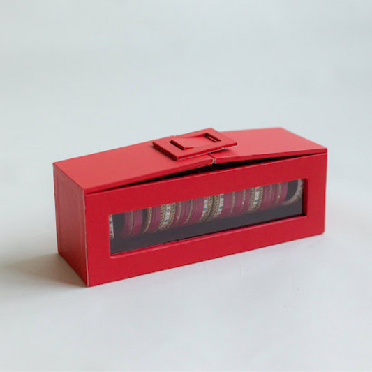 Red Wedding Chura Bangle Box.