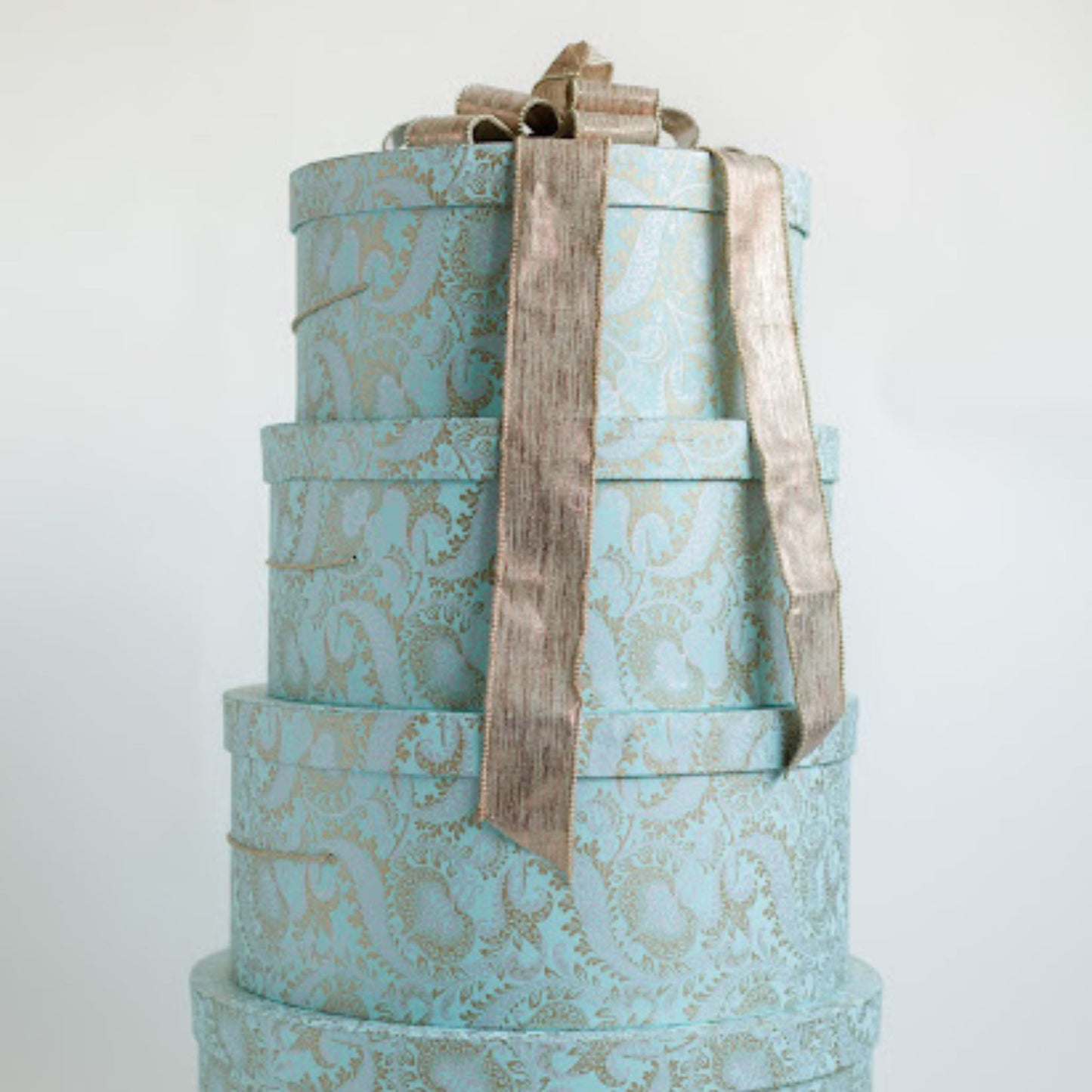 Luxury Teal Hat Gift Boxes for gifting at weddings