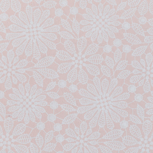 Baby Pink Lace Wedding Luxury Handmade Gift Wrap