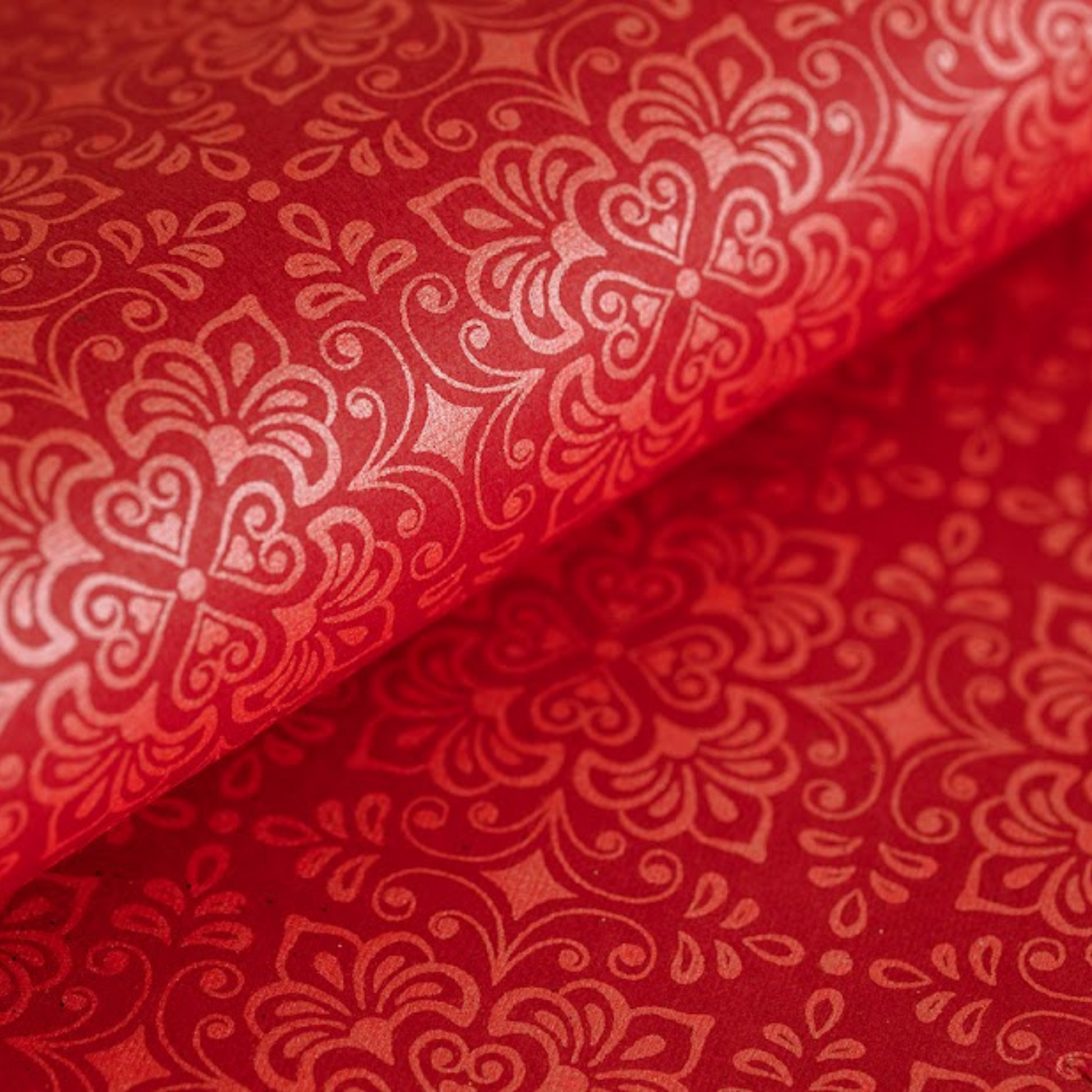 Ruby Red Wedding Luxury Handmade Gift Wrap