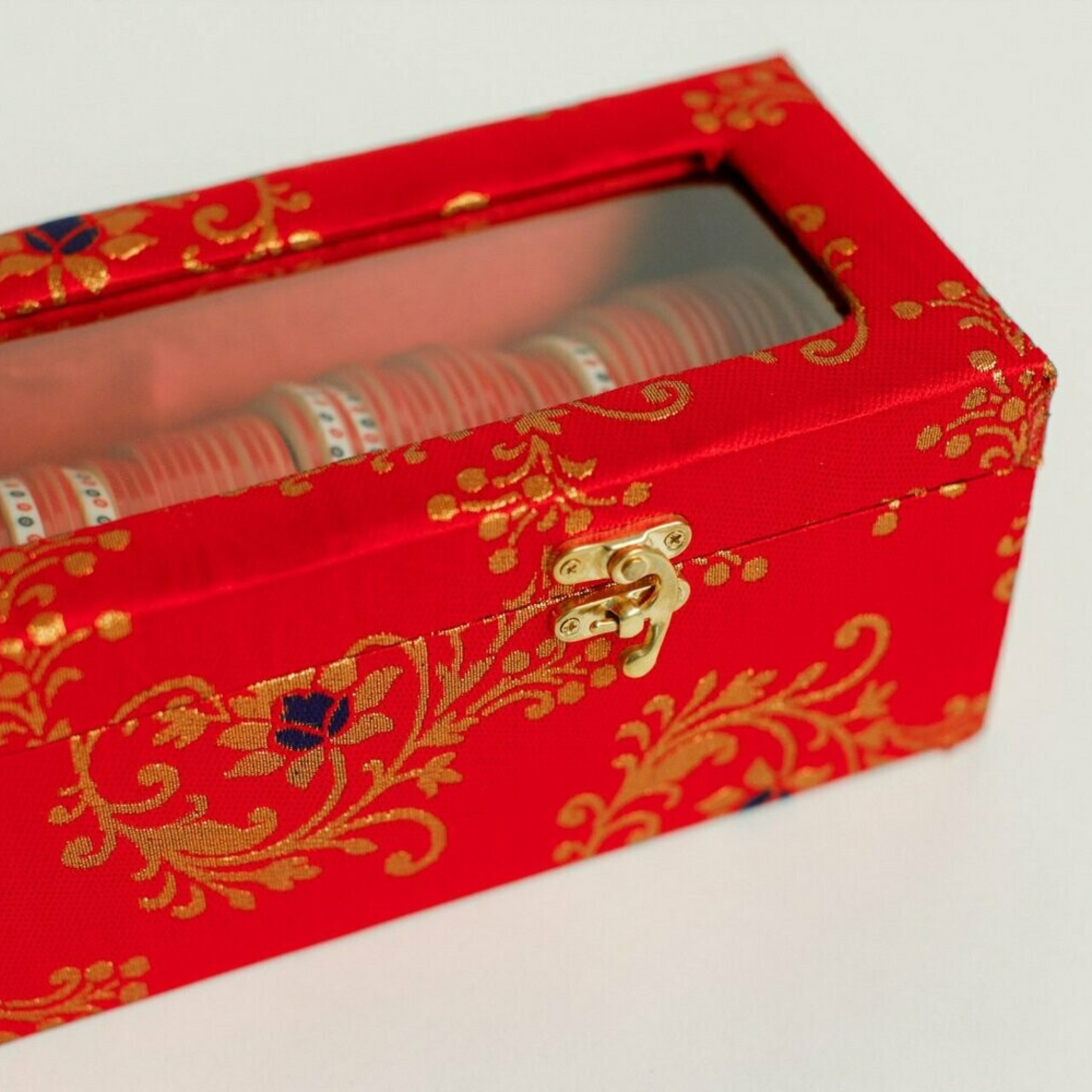 red luxury chura box