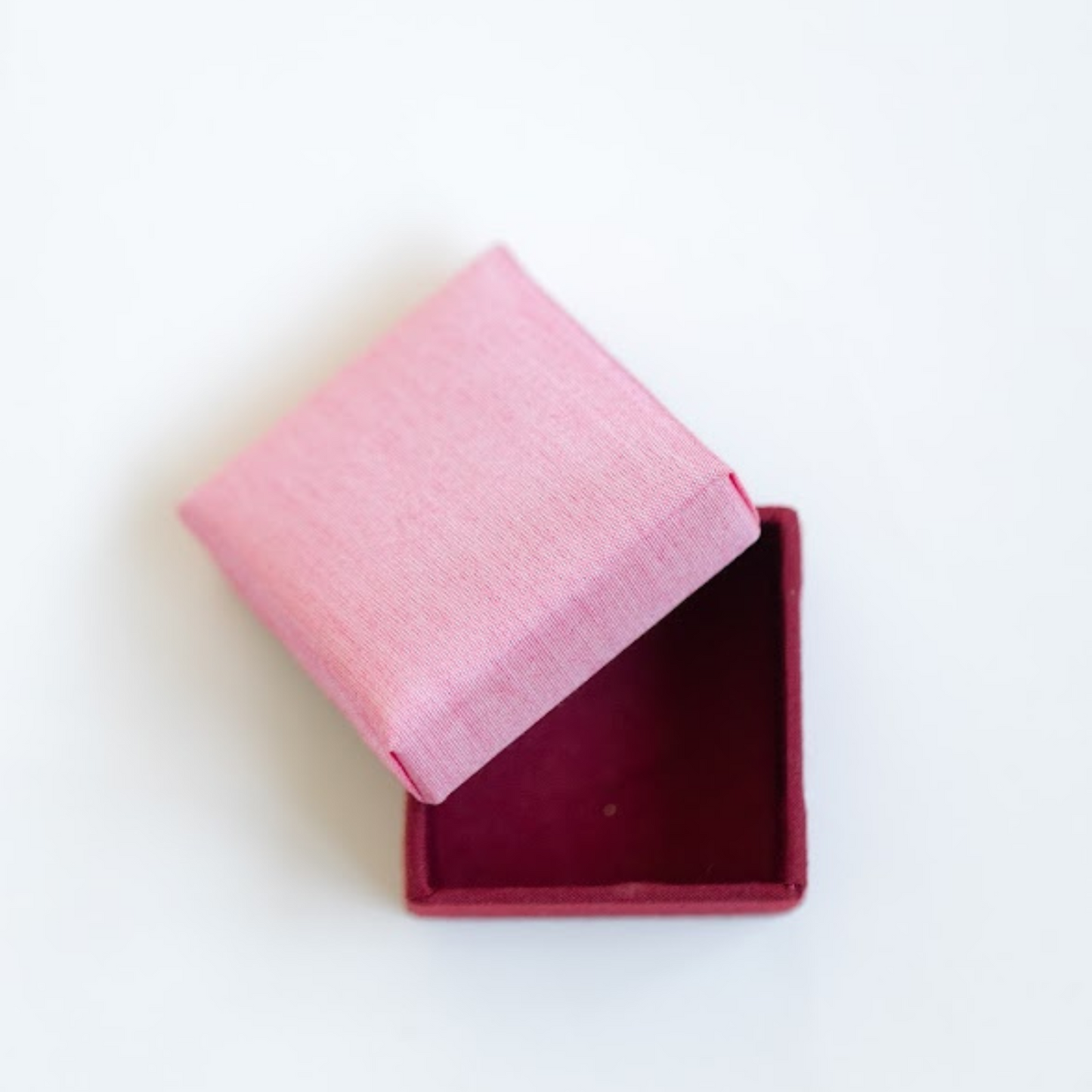 Pink Silk Favour Boxes