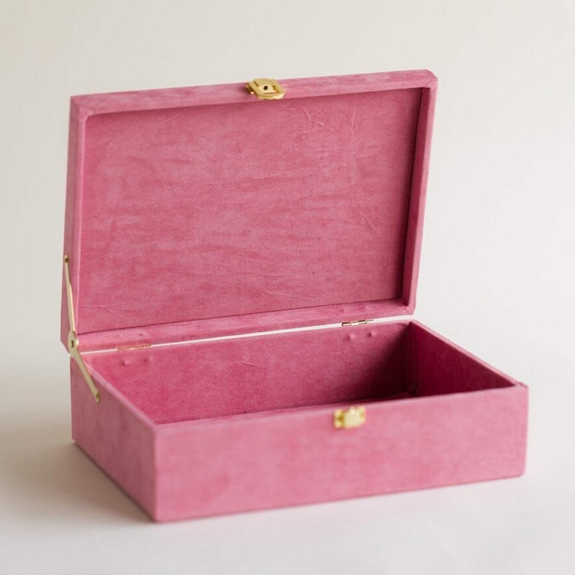 suede gift boxes blush pink