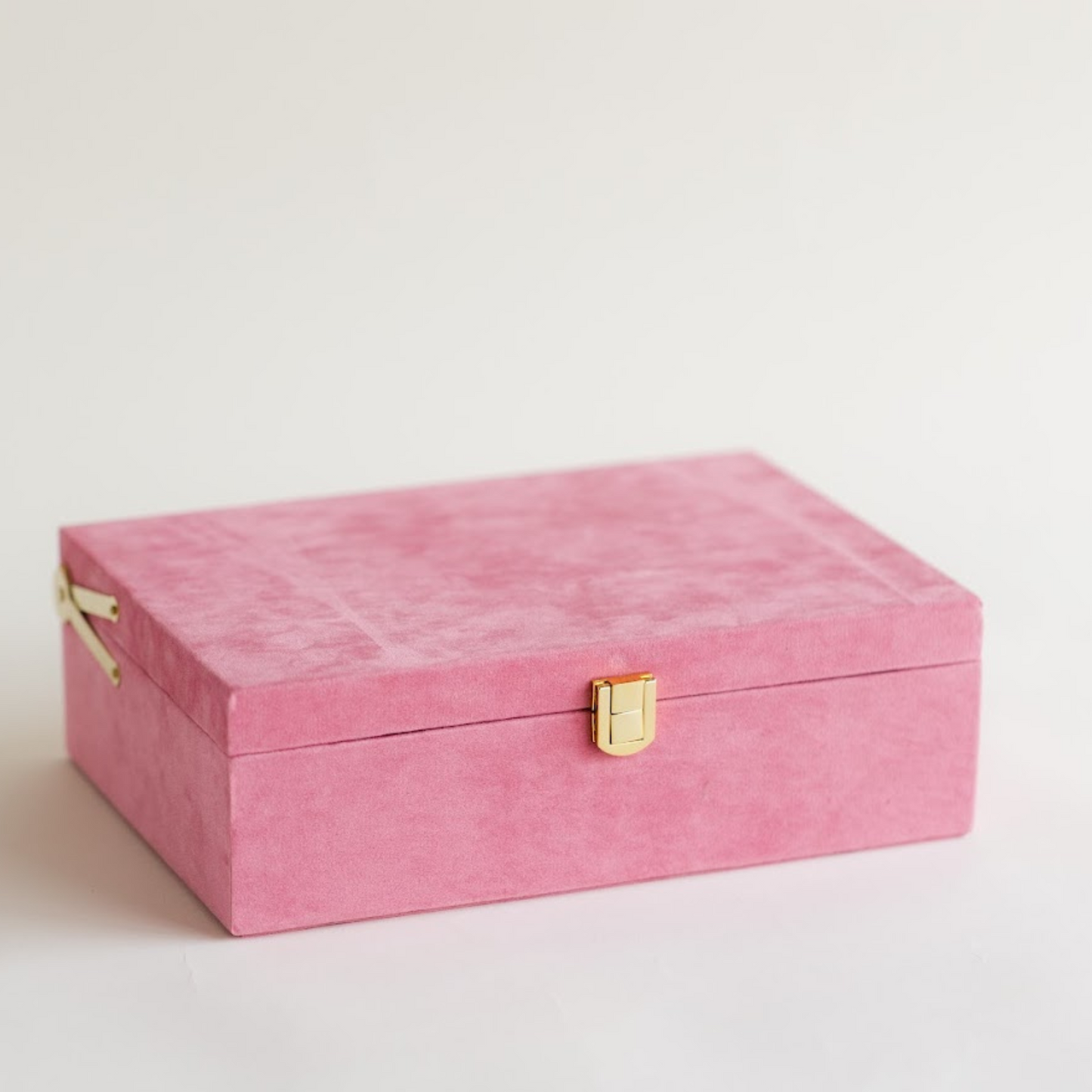 Ambika Luxury Baby Pink Suede Gift Box