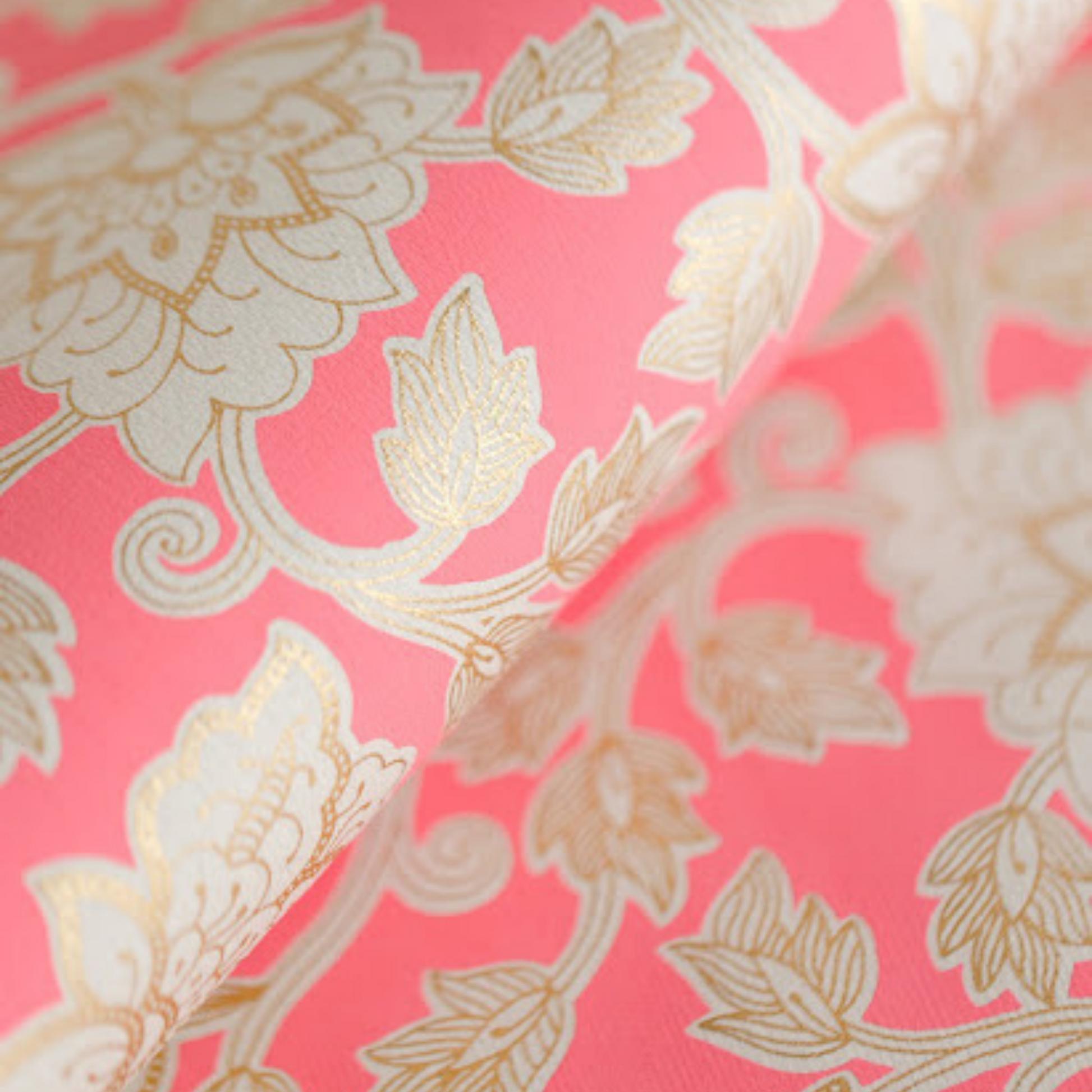 gift wrap in coral colour