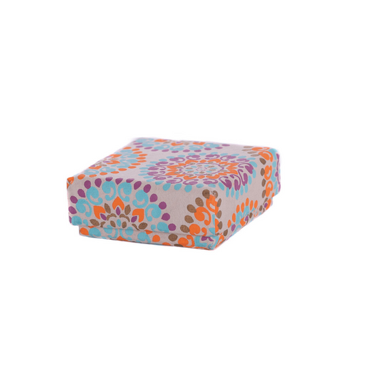 Rangoli Gift Orange Favour Box