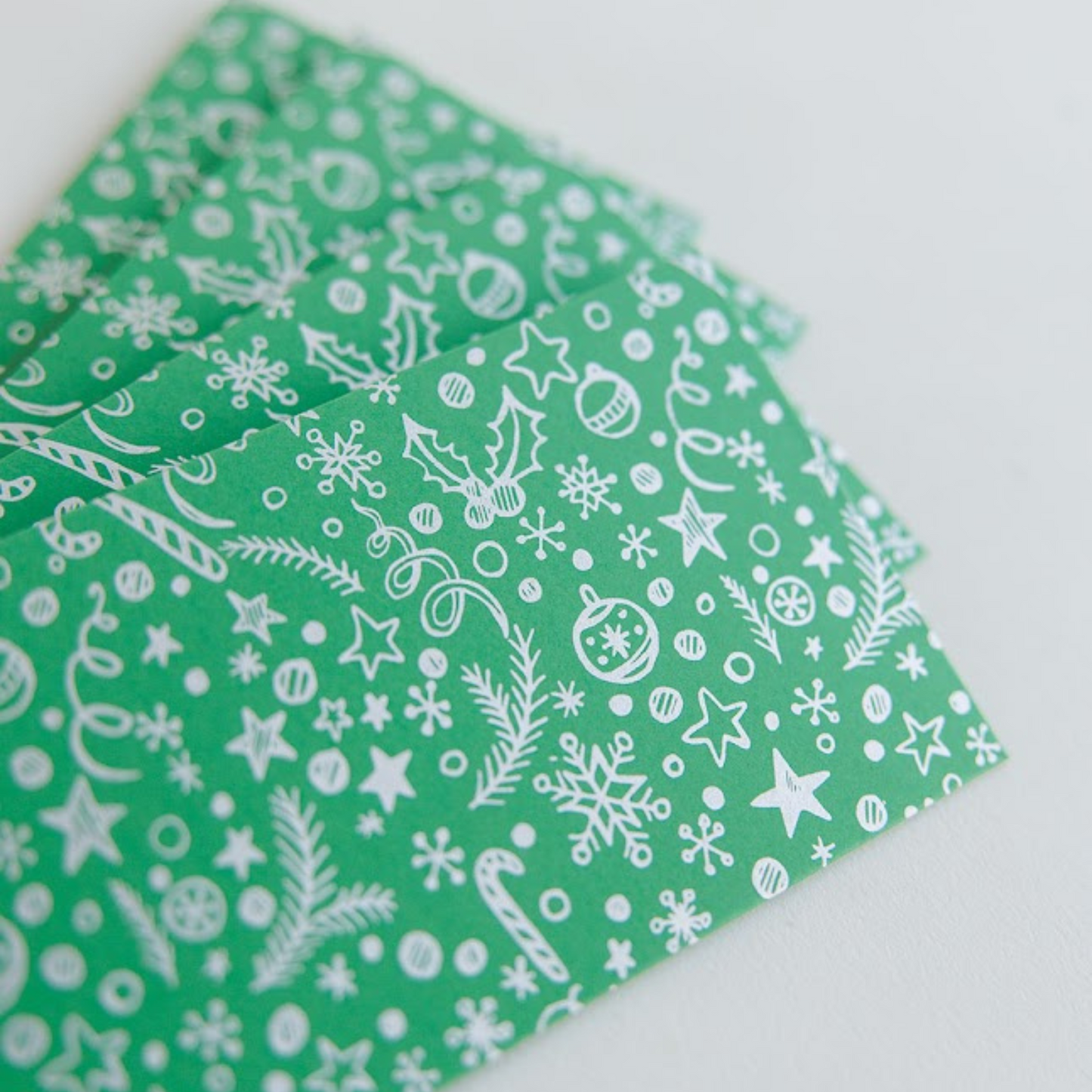 Green Festive Christmas Money/Gift Voucher Gift Envelopes