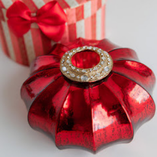 Pumpkin Tea Light Holder Gift Set