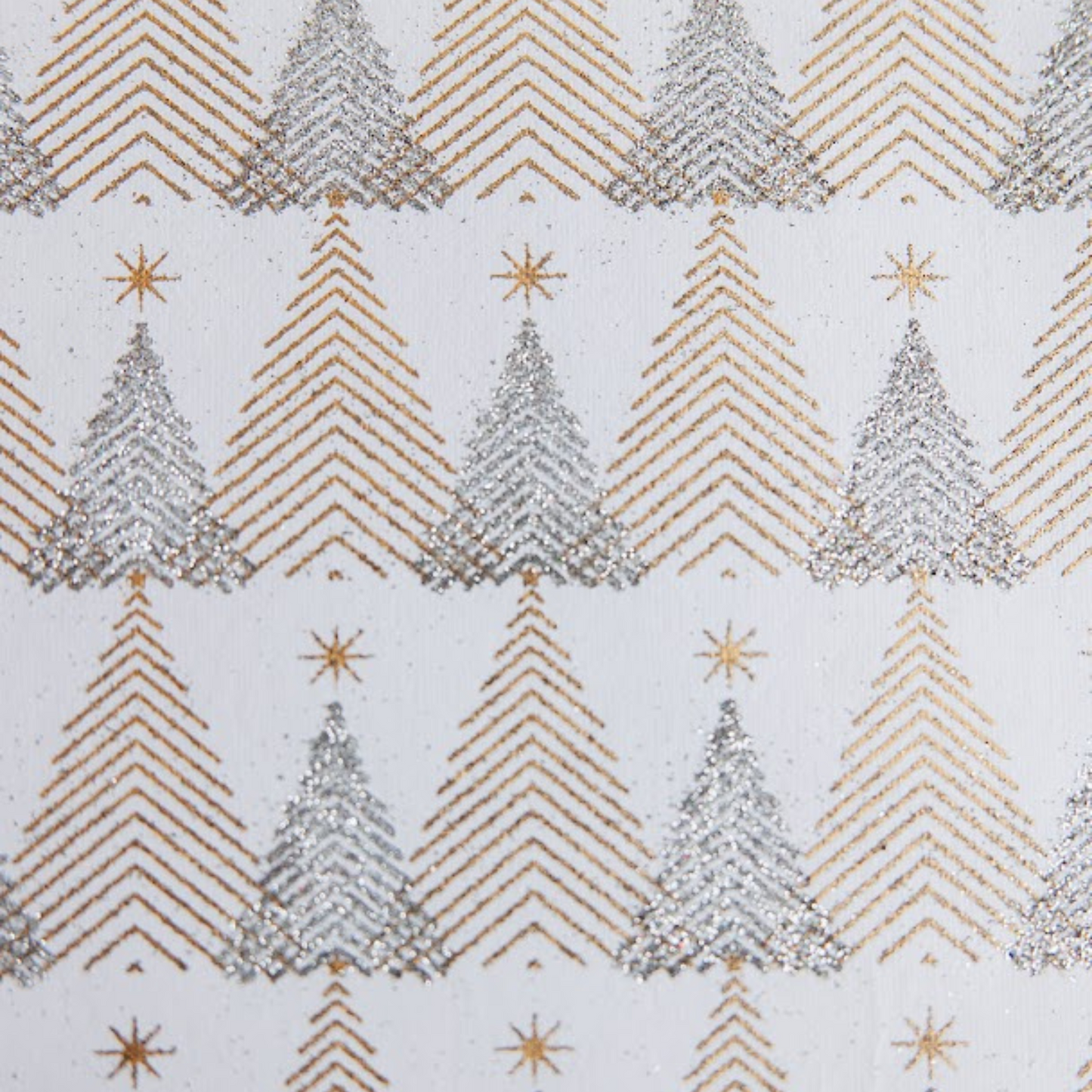 Christmas Tree Silver Luxury Gift Wrap